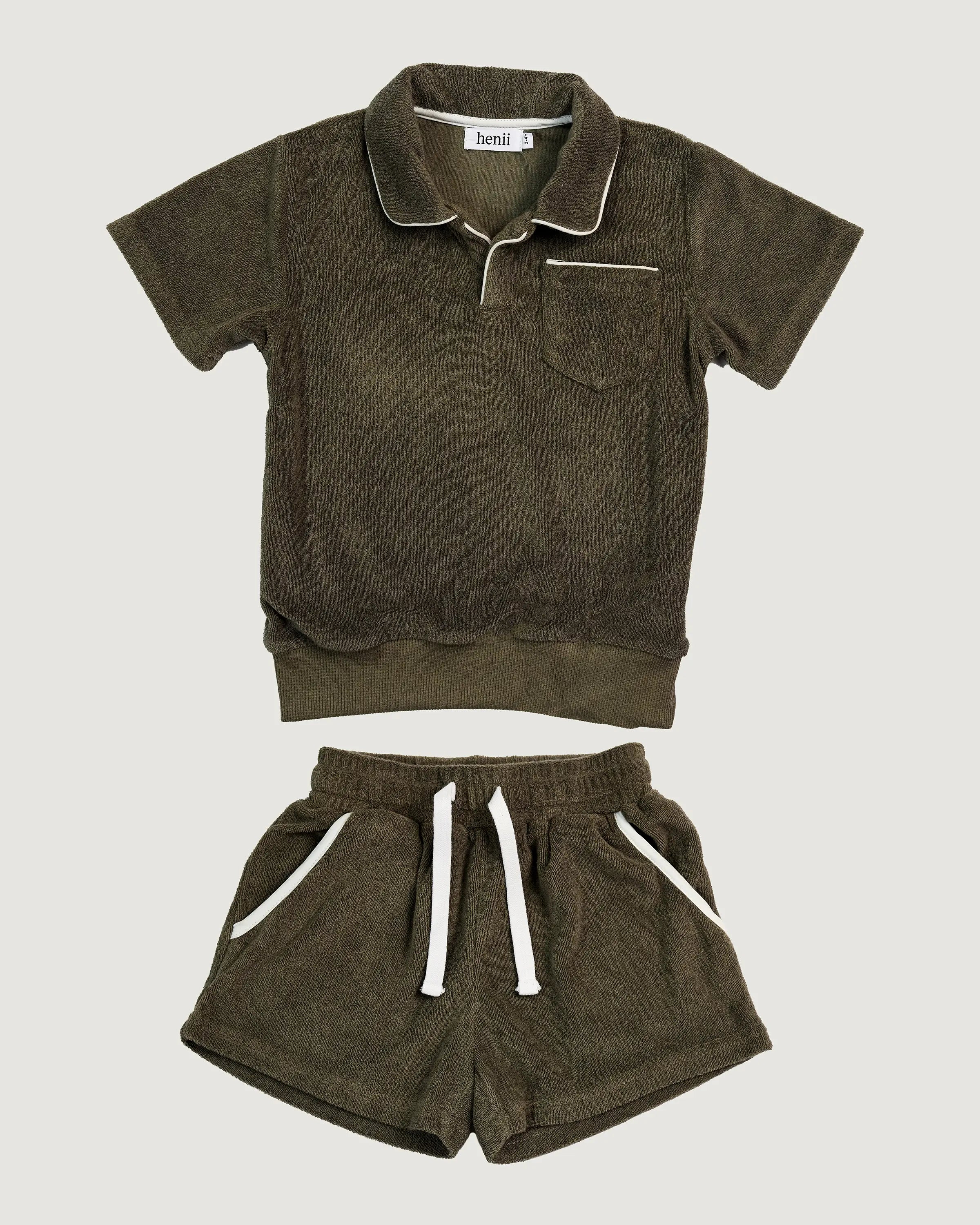 MAUI TERRY SET - KHAKI