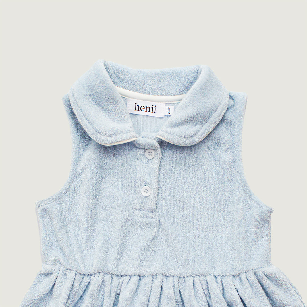 MAUI TENNIS DRESS - BABY BLUE