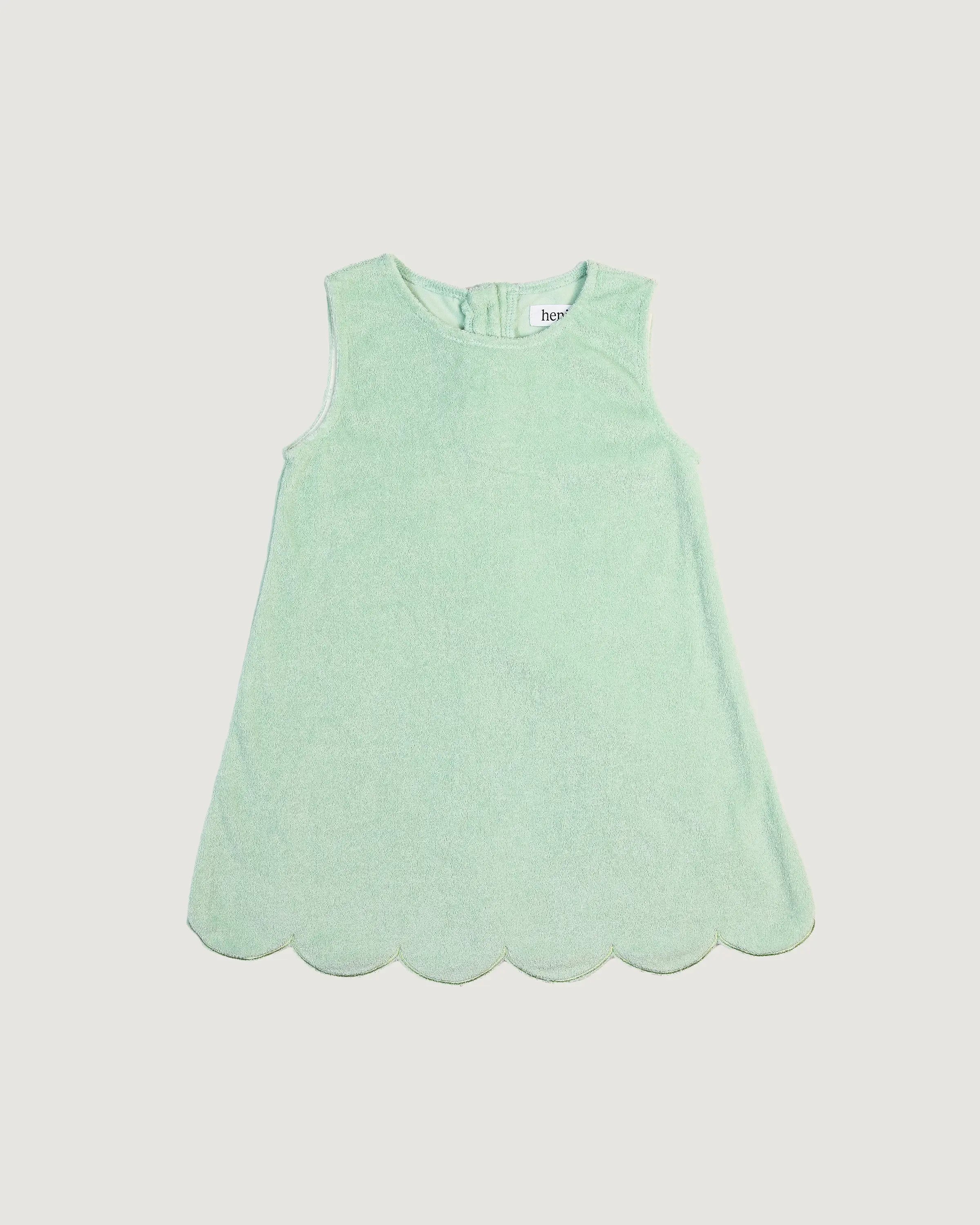 MAUI SCALLOPED DRESS - MINT