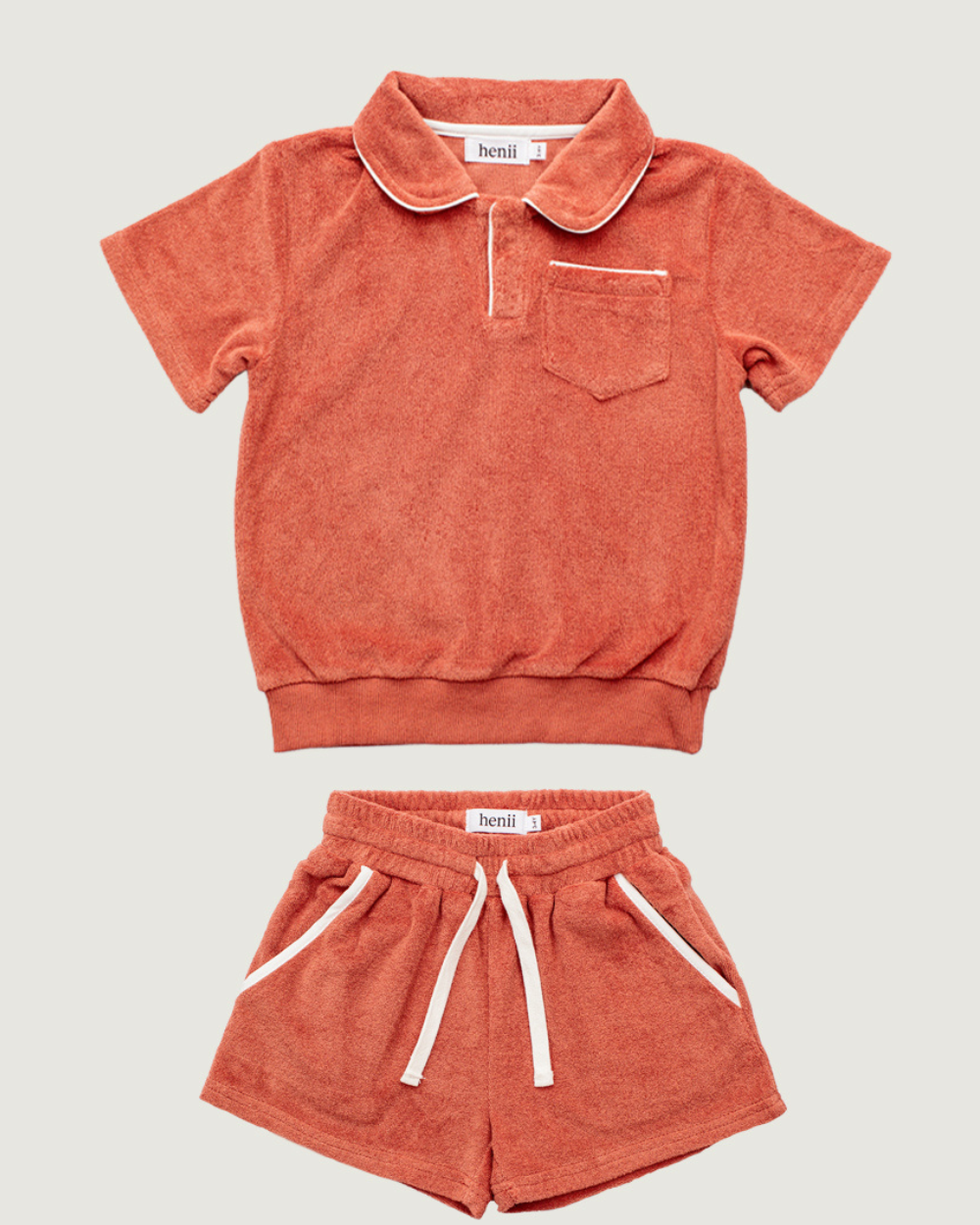 MAUI TERRYSET - TERRACOTTA